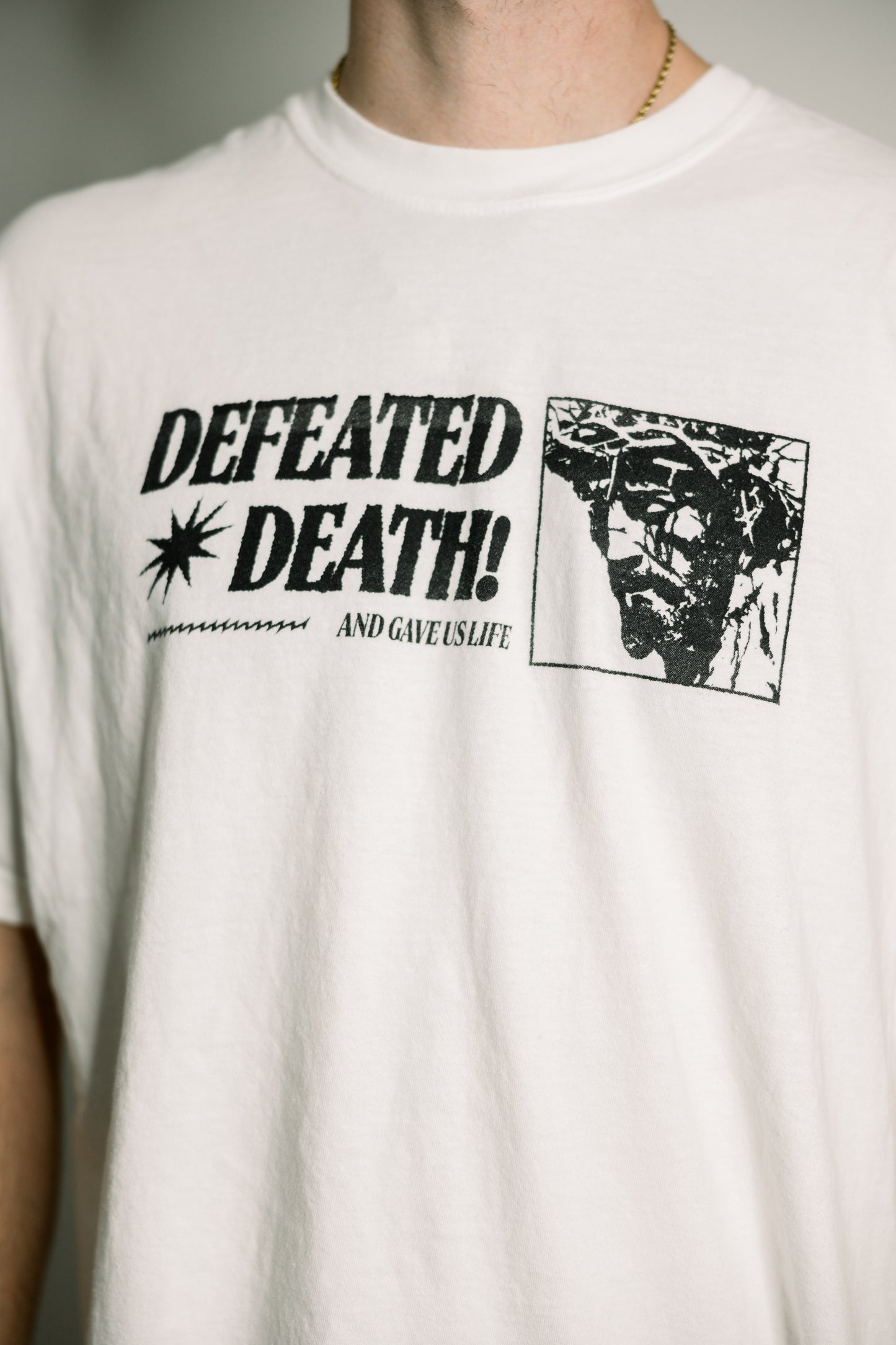 DEFEATED DEATH GRAPHIC T