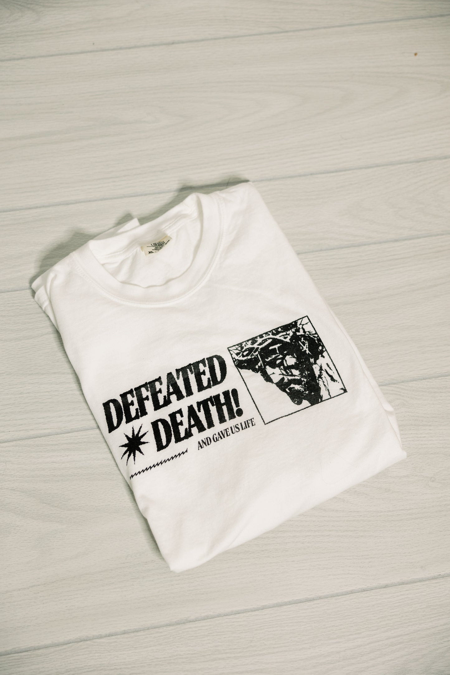 DEFEATED DEATH GRAPHIC T