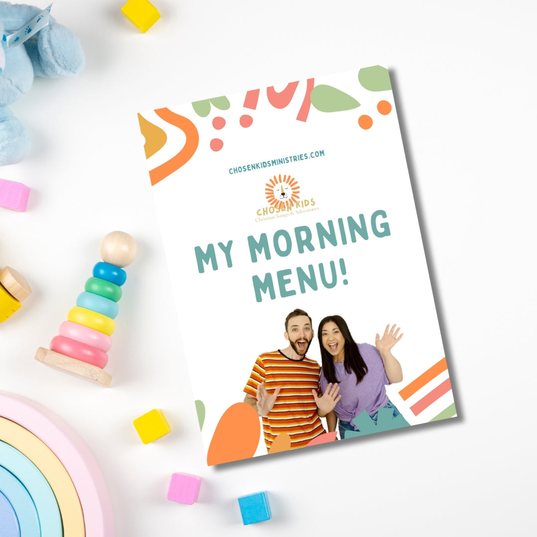 Morning Menu Digital PDF Print Out
